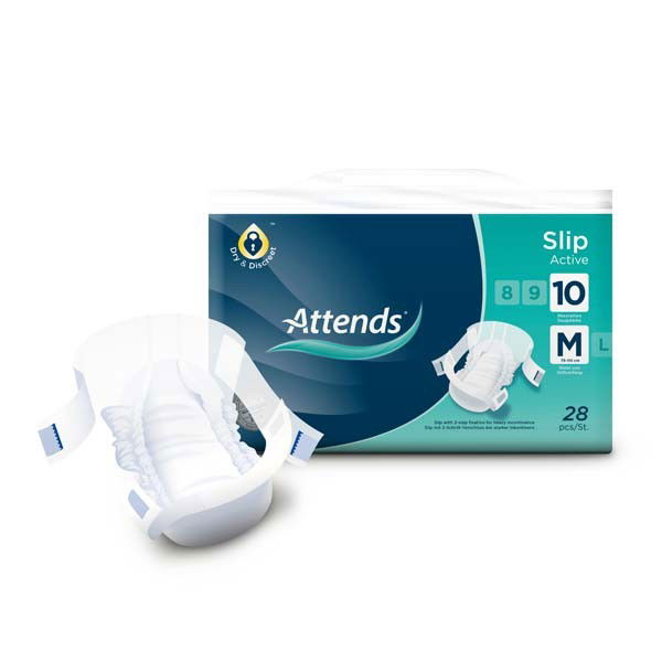 ATTENDS Slip Active 10 medium 4X28St