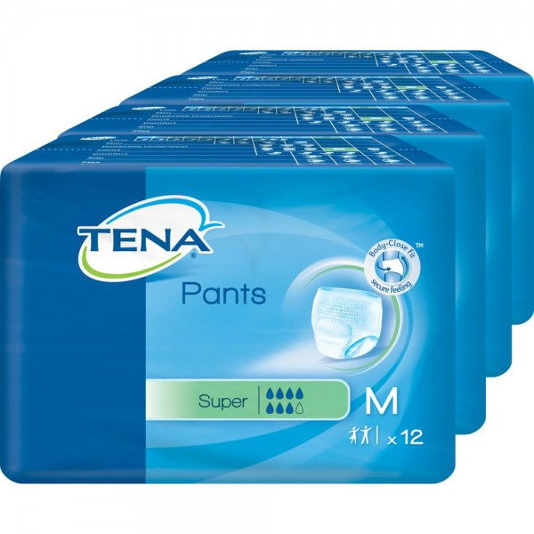 TENA PANTS SUPER MEDIUM - 4X12 St