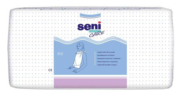 SENI Einweg Speiselätzchen mit Bindelaschen 100St