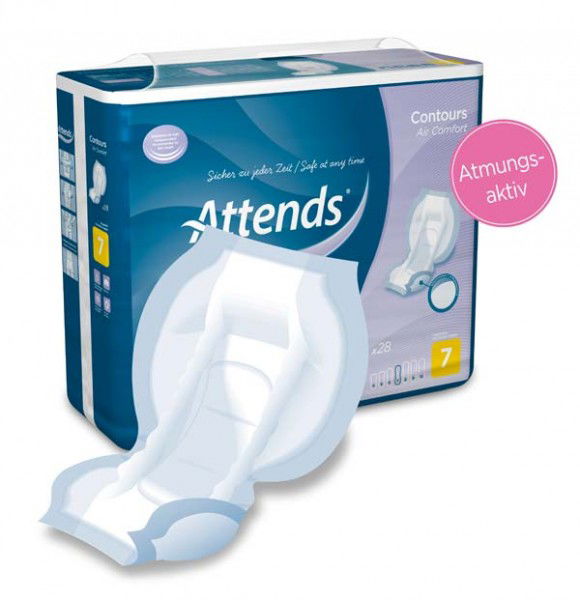 ATTENDS Contours Air Comfort 7 Neu Vorlagen 4X28St