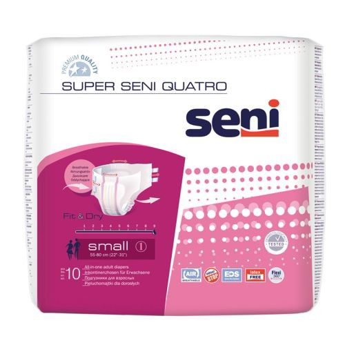 SUPER SENI Quatro Gr.1 S Inkontinenzhose (12X10 St)