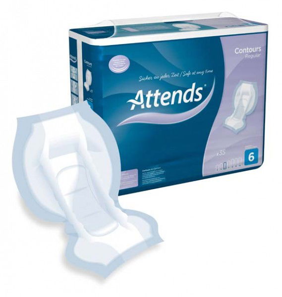 ATTENDS Contours Regular 6 Vorlagen 4X35St