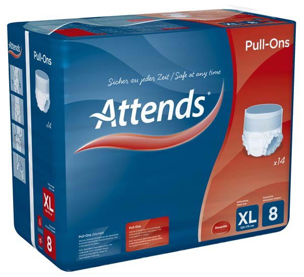 ATTENDS Pull-Ons 8 extra large 4X14St