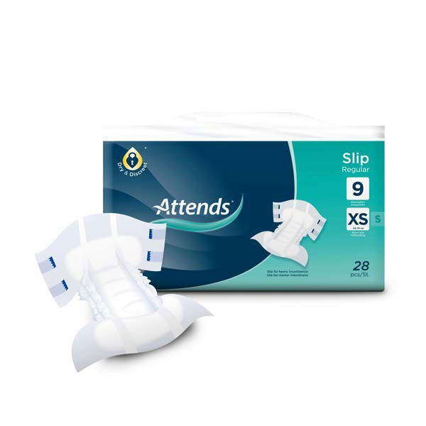 ATTENDS Slip Regular 9 extra small 4X32St