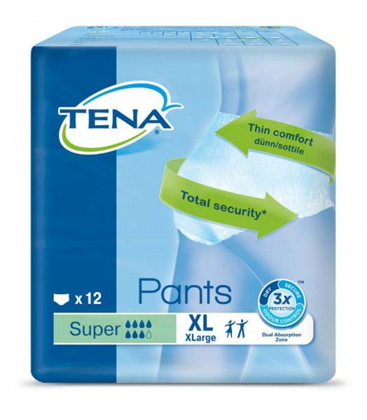 TENA PANTS super x-large ConfioFit Einweghose 4X12St