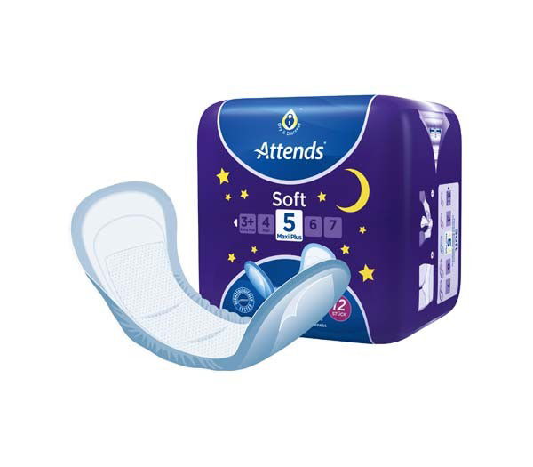 ATTENDS Soft 5 maxi plus 8X12St
