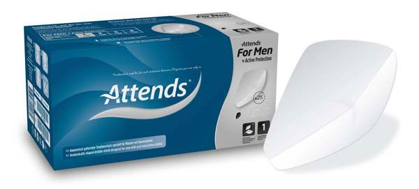 ATTENDS for men Shield 1 Box 4X25St