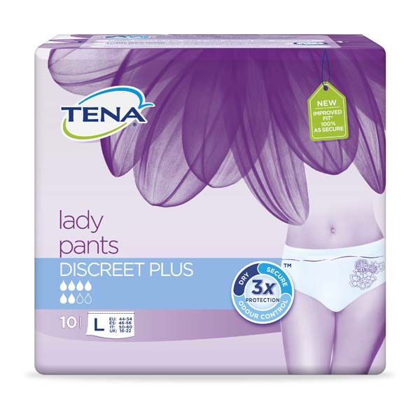 TENA LADY Pants Discreet plus L 6X10St