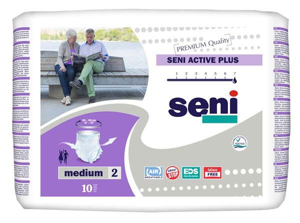 SENI Active Plus Inkontinenzslip Einm.medium 8X10St