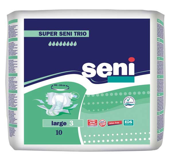 SUPER SENI Trio Gr.3 L Inkontinenzhose (6X10St)