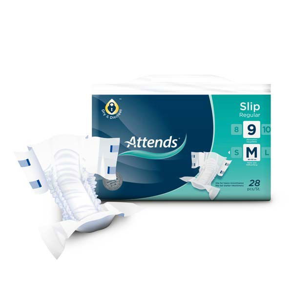 ATTENDS Slip Regular 9 medium 4X28St