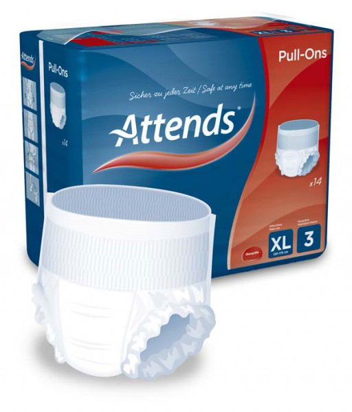 ATTENDS Pull-Ons Regular 3 extra large 4X14St