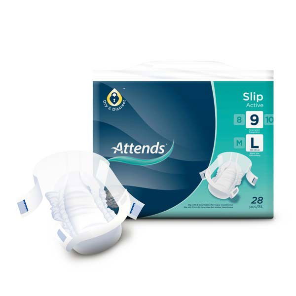 ATTENDS Slip Active 9 large 4X28St