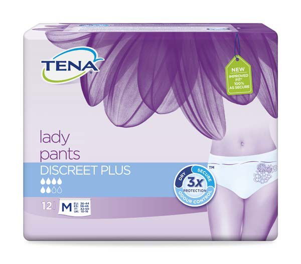 TENA LADY Pants Discreet plus M 6X12St