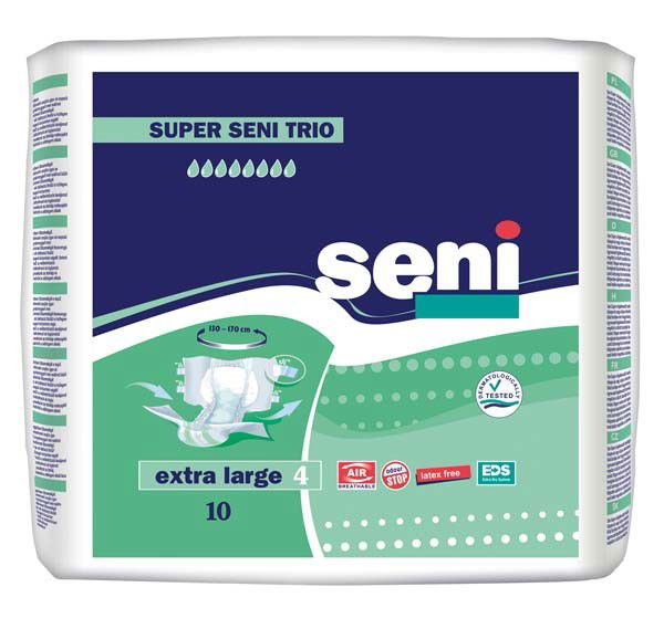 SUPER SENI Trio Gr.4 XL Inkontinenzhose 6X10St
