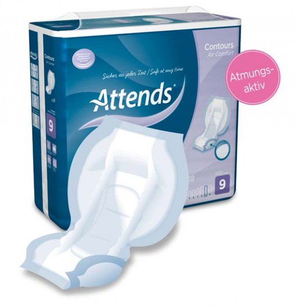 ATTENDS Contours Air Comfort 9 4X28St