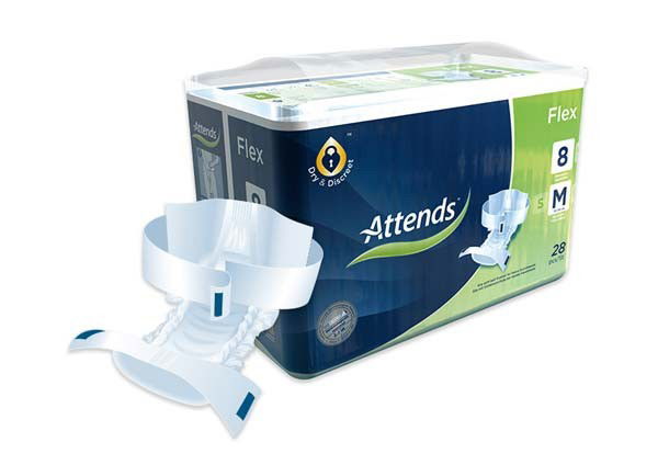 ATTENDS Flex 8 medium 4X28St